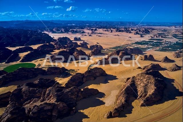 المملكة العربية السعودية، منطقة المدينة المنورة، العلا أو العلا، المناظر الطبيعية المحيطة بالعلا