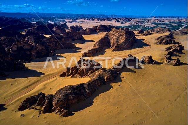 المملكة العربية السعودية، منطقة المدينة المنورة، العلا أو العلا، المناظر الطبيعية المحيطة بالعلا
