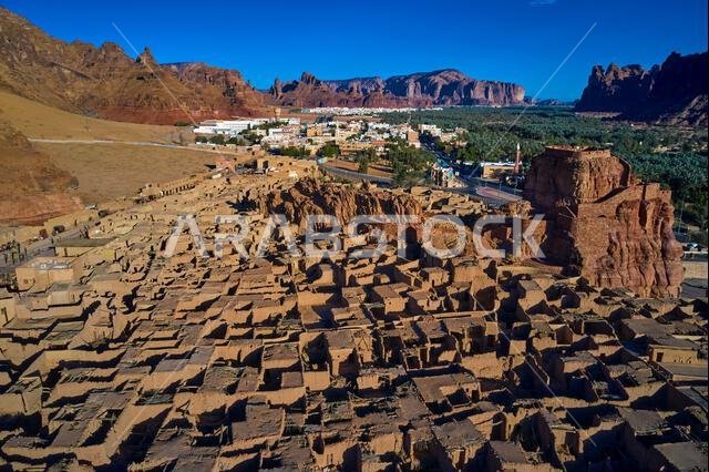 Saudi Arabia, Al Madinah Region, AlUla or Al Ula, Archaeologic Site of Old Town