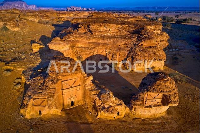 المملكة العربية السعودية، منطقة المدينة المنورة، العلا أو العلا، القبر النبطي في الحجر (مدائن صالح) الموقع الأثري، قبر جبل الخريمات