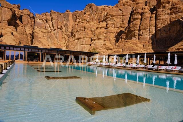 Saudi Arabia, Al Madinah Region, AlUla or Al Ula, Habitas hotel