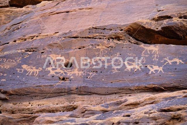 Saudi Arabia, Al Madinah Region, AlUla or Al Ula,  Archaeologic Site of Jabal Ikmah