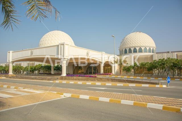 Arabic style domed Camel Race Federation building in the Al Wathba suburb of Abu Dhabi Arabic style domed Camel Race Federation building in the Al Wathba suburb of Abu Dhabi