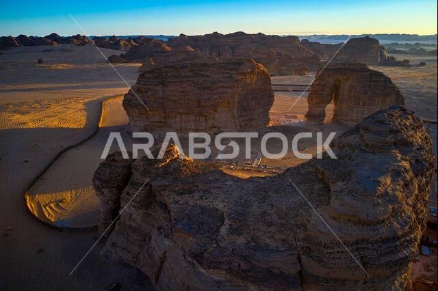 Saudi Arabia, Al Madinah Region, AlUla or Al Ula, Elephant rock, touristical site