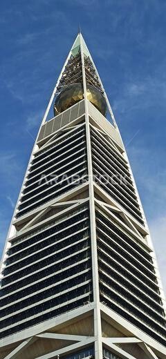 rskyscraper  in  the antique kingdom of saudi arabia