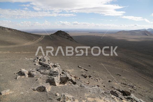 mountain  in  the antique kingdom of saudi arabia