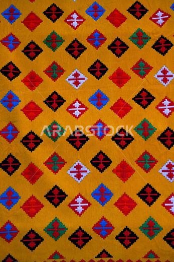 Saudi Arabia, Al Madinah Region, AlUla or Al Ula, local market, carpet