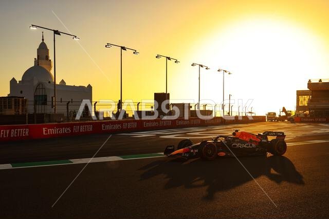 سيرجيو بيريز (المكسيك) - فريق ريد بول ريسينغ، سيارة RB18. 25 مارس 2022، بطولة العالم للفورمولا 1، الجولة الثانية، جائزة السعودية الكبرى، جدة، المملكة العربية السعودية، يوم التجارب الحرة. حقوق الصورة محفوظة لـ: XPB/Press Association Images.