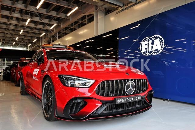 Jeddah, Saudi Arabia. 24th Mar, 2022. Mercedes FIA Medical Car. Saudi Arabian Grand Prix, Thursday 24th March 2022. Jeddah, Saudi Arabia. Credit: James Moy/Alamy Live News