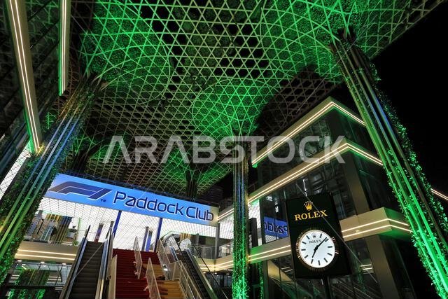 Circuit atmosphere - Paddock Club. Saudi Arabian Grand Prix, Thursday 24th March 2022. Jeddah, Saudi Arabia. Circuit atmosphere - Paddock Club. Saudi Arabian Grand Prix, Thursday 24th March 2022. Jeddah, Saudi Arabia.