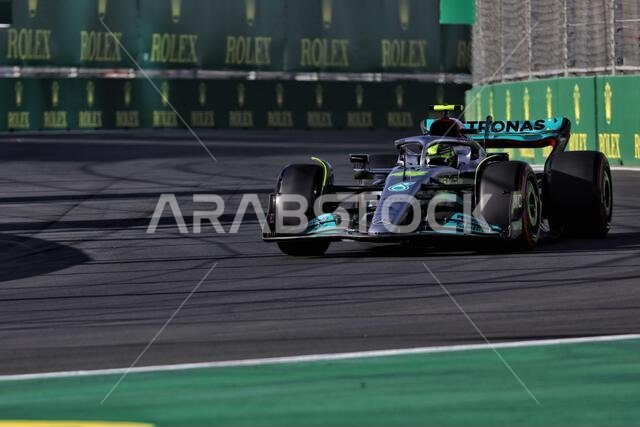 جدة، المملكة العربية السعودية. ٢٥ مارس ٢٠٢٢. لويس هاميلتون (بريطانيا) مرسيدس AMG F1 W13. ٢٥/٠٣/٢٠٢٢، بطولة العالم للفورمولا ١، الجولة الثانية، جائزة السعودية الكبرى، جدة، المملكة العربية السعودية، يوم التجارب الحرة. حقوق الصورة: XPB/Press Association Images. المصدر: XPB Images Ltd/Alamy Live News جدة، المملكة العربية السعودية. ٢٥ مارس ٢٠٢٢. لويس هاميلتون (بريطانيا) مرسيدس AMG F1 W13. ٢٥/٠٣/٢٠٢٢، بطولة العالم للفورمولا ١، الجولة الثانية، جائزة السعودية الكبرى، جدة، المملكة العربية السعودية، يوم التجارب الحرة. حقوق الصورة: XPB/Press Association Images. المصدر: XPB Images Ltd/Alamy Live News