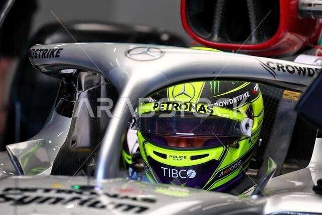 Jeddah, Saudi Arabia. 25th Mar, 2022. Lewis Hamilton (GBR) Mercedes AMG F1 W13. 25.03.2022 Formula 1 World Championship, Rd 2, Saudi Arabian Grand Prix, Jeddah, Saudi Arabia, Practice Day. Photo credit should read: XPB/Press Association Images. Credit: XPB Images Ltd/Alamy Live News