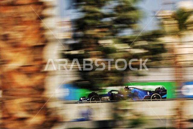 Jeddah, Saudi Arabia. 25th Mar, 2022. Nicholas Latifi (CDN) Williams Racing FW44. 25.03.2022 Formula 1 World Championship, Rd 2, Saudi Arabian Grand Prix, Jeddah, Saudi Arabia, Practice Day. Photo credit should read: XPB/Press Association Images. Credit: XPB Images Ltd/Alamy Live News