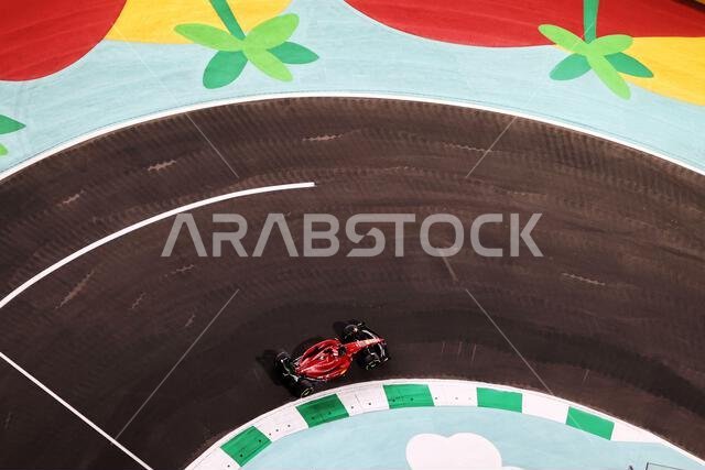 Jeddah, Saudi Arabia. 25th Mar, 2022. Charles Leclerc (MON) Ferrari F1-75. Saudi Arabian Grand Prix, Friday 25th March 2022. Jeddah, Saudi Arabia. Credit: James Moy/Alamy Live News