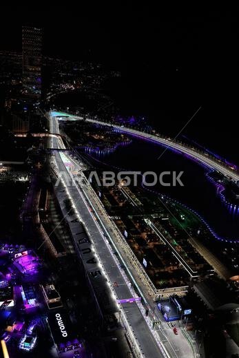 جدة، المملكة العربية السعودية. ٢٥ مارس ٢٠٢٢. كارلوس ساينز جونيور (إسبانيا) سائق سيارة فيراري F1-75. سباق الجائزة الكبرى السعودي، الجمعة ٢٥ مارس ٢٠٢٢. جدة، المملكة العربية السعودية. حقوق الصورة: جيمس موي/ألامي لايف نيوز