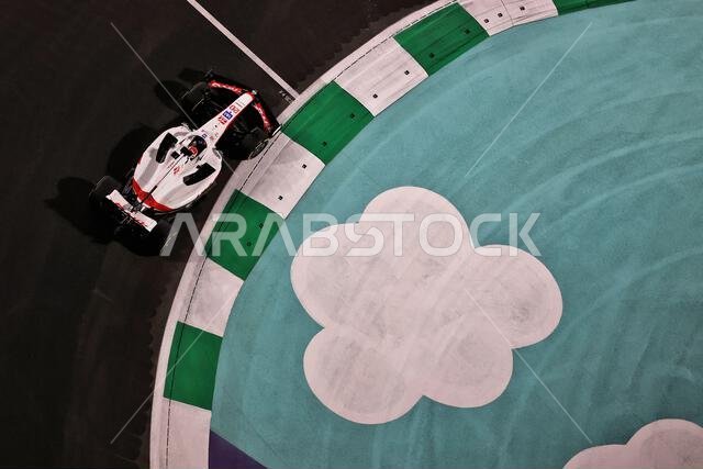 Jeddah, Saudi Arabia. 25th Mar, 2022. Kevin Magnussen (DEN) Haas VF-22. Saudi Arabian Grand Prix, Friday 25th March 2022. Jeddah, Saudi Arabia. Credit: James Moy/Alamy Live News