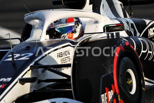 Jeddah, Saudi Arabia. 25th Mar, 2022. Jeddah, Saudi Arabia. 25th Mar, 2022. Yuki Tsunoda (JPN) AlphaTauri AT03. Saudi Arabian Grand Prix, Friday 25th March 2022. Jeddah, Saudi Arabia. Credit: James Moy/Alamy Live News Credit: James Moy/Alamy Live News