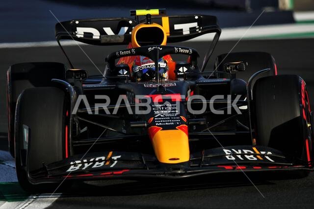 Jeddah, Saudi Arabia. 25th Mar, 2022. Jeddah, Saudi Arabia. 25th Mar, 2022. Sergio Perez (MEX) Red Bull Racing RB18. Saudi Arabian Grand Prix, Friday 25th March 2022. Jeddah, Saudi Arabia. Credit: James Moy/Alamy Live News Credit: James Moy/Alamy Live News