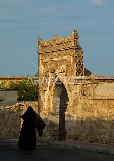زخرفة الجبس للجدران الخارجية لمنزل الرفاعي، منطقة جازان، فرسان، المملكة العربية السعودية