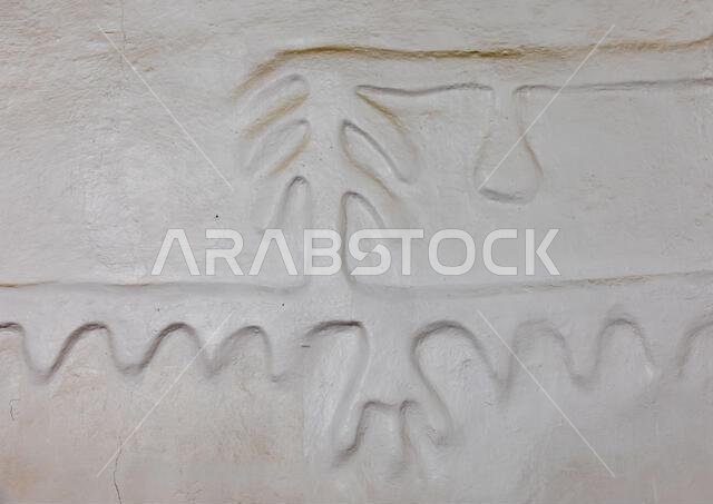 Decoration inside Emarah palace, Najran Province, Najran, Saudi Arabia