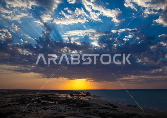 Sunset on the island, Jazan Province, Farasan, Saudi Arabia