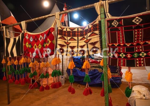 Souq during King Abdul Aziz Camel Festival, Riyadh Province, Rimah, Saudi Arabia