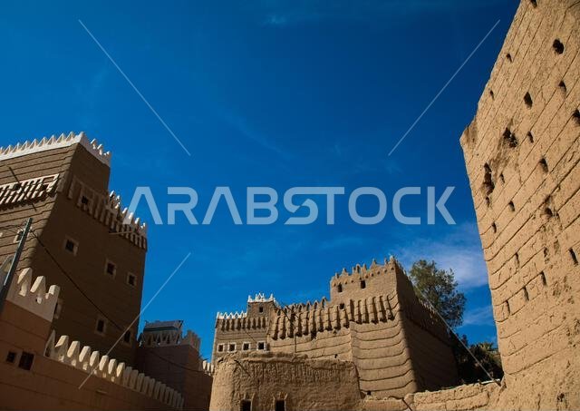البيوت الطينية التقليدية القديمة، منطقة نجران، نجران، المملكة العربية السعودية