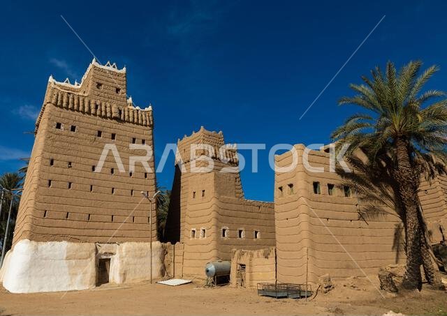 البيوت الطينية التقليدية القديمة، منطقة نجران، نجران، المملكة العربية السعودية