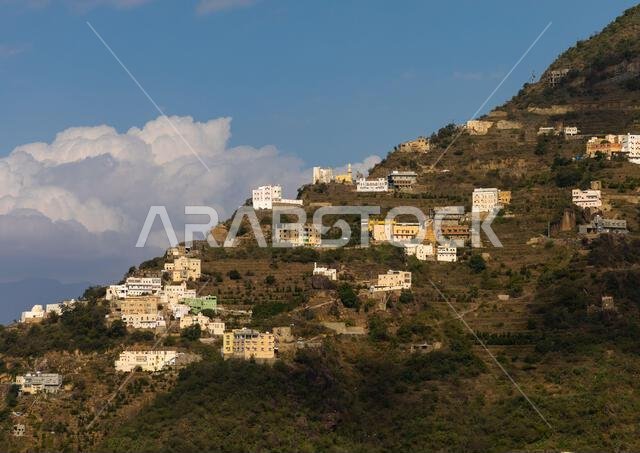 Village in the mountain near the Yemen border, Jizan Province, Faifa Mountains, Saudi Arabia Village in the mountain near the Yemen border, Jizan Province, Faifa Mountains, Saudi Arabia