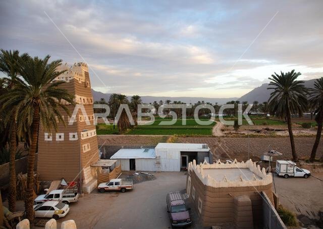 البيت الطيني القديم التقليدي، منطقة نجران، نجران، المملكة العربية السعودية