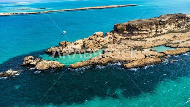 صورة جوية لجزر فرسان، المملكة العربية السعودية، الشرق الأوسط صورة جوية لجزر فرسان، المملكة العربية السعودية، الشرق الأوسط