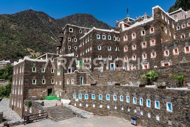 Rijal Almaa mountain village, Asir Mountains, Kingdom of Saudi Arabia, Middle East Rijal Almaa mountain village, Asir Mountains, Kingdom of Saudi Arabia, Middle East