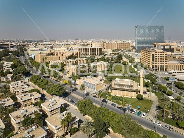 An aerial view of a city Riyadh An aerial view of a city Riyadh