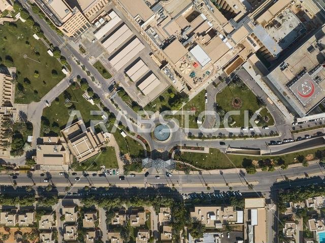 An aerial view of a city Riyadh An aerial view of a city Riyadh