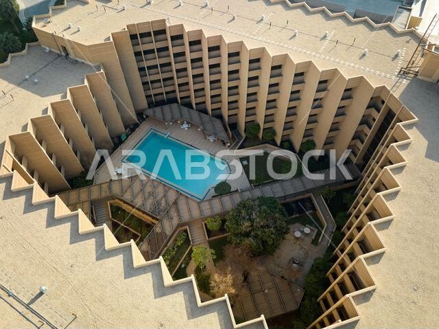 A pool inside a building