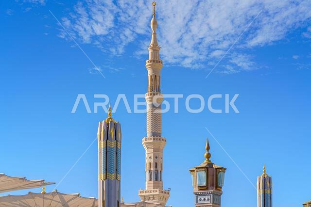 المدينة المنورة، المملكة العربية السعودية - 09 مارس 2023، المسجد النبوي الرئيسي المسجد النبوي، المدينة المنورة، المملكة العربية السعودية