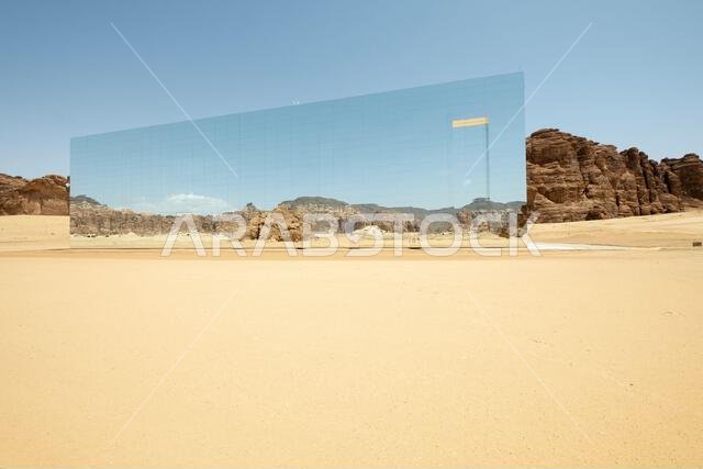 Maraya is a stunning piece of art set in the desert canyon of Ashar Valley, Saudi Arabia