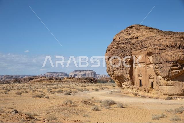 غرف الدفن الشهيرة في الحِجر، العلا، في المملكة العربية السعودية