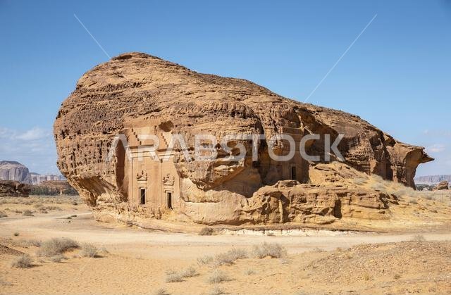 غرف الدفن الشهيرة في الحِجر، العلا، في المملكة العربية السعودية