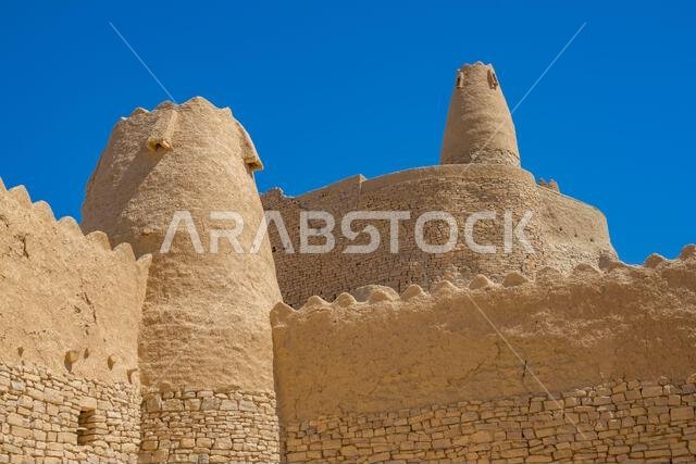 قلعة مارد (القرن الأول الميلادي) في دومة الجندل بالقرب من سكاكا، منطقة الجوف، المملكة العربية السعودية.