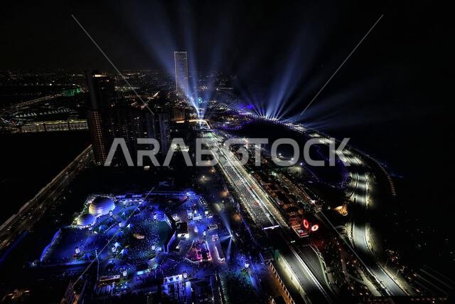 أجواء حلبة السباق. جائزة السعودية الكبرى، الأحد 5 ديسمبر 2021. جدة، المملكة العربية السعودية.