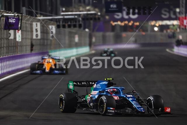 Jeddah, Saudi Arabia, 05/12/2021, Esteban Ocon (FRA) Alpine F1 Team A521. 05.12.2021. Formula 1 World Championship, Rd 21, Saudi Arabian Grand Prix, Jeddah, Saudi Arabia, Race Day.  Photo credit should read: XPB/Press Association Images.