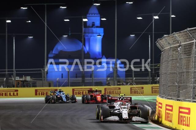 Jeddah, Saudi Arabia, 05/12/2021, Antonio Giovinazzi (ITA) Alfa Romeo Racing C41. 05.12.2021. Formula 1 World Championship, Rd 21, Saudi Arabian Grand Prix, Jeddah, Saudi Arabia, Race Day.  Photo credit should read: XPB/Press Association Images.