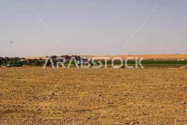 An agricultural farm near Marat, Saudi Arabia