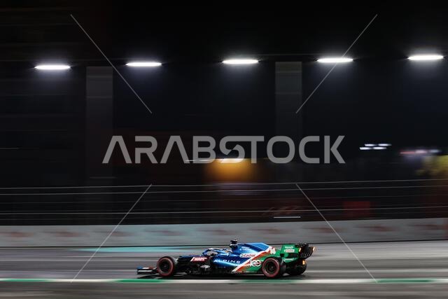 Fernando Alonso (ESP) Alpine F1 Team A521. 03.12.2021 Formula 1 World Championship, Rd 21, Saudi Arabian Grand Prix, Jeddah, Saudi Arabia, Practice Day.  Photo credit should read: XPB/Press Association Images.