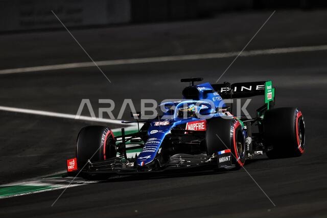 Fernando Alonso (ESP) Alpine F1 Team A521. Saudi Arabian Grand Prix, Saturday 4th December 2021. Jeddah, Saudi Arabia. Credit: James Moy/Alamy Live News Fernando Alonso (ESP) Alpine F1 Team A521. Saudi Arabian Grand Prix, Saturday 4th December 2021. Jeddah, Saudi Arabia. Credit: James Moy/Alamy Live News