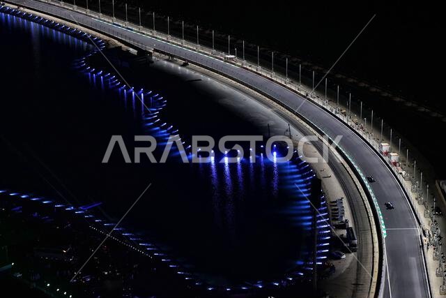 Jeddah, Saudi Arabia. 03rd Dec, 2021. Nicholas Latifi (CDN) Williams Racing FW43B. Saudi Arabian Grand Prix, Friday 3rd December 2021. Jeddah, Saudi Arabia. Credit: James Moy/Alamy Live News