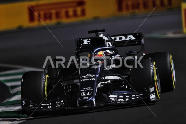 Yuki Tsunoda (JPN) AlphaTauri AT02. Saudi Arabian Grand Prix, Saturday 4th December 2021. Jeddah, Saudi Arabia. Credit: James Moy/Alamy Live News