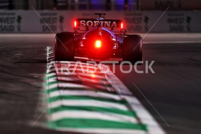 George Russell (GBR) Williams Racing FW43B. Saudi Arabian Grand Prix, Saturday 4th December 2021. Jeddah, Saudi Arabia. Credit: James Moy/Alamy Live News