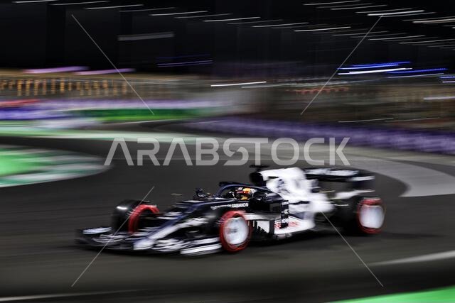 يوكي تسونودا (اليابان) AlphaTauri AT0 سباق الجائزة الكبرى السعودي 2021 - السبت 4 ديسمبر 2021. جدة، المملكة العربية السعودية. الائتمان: جيمس موي / علمي لايف نيوز